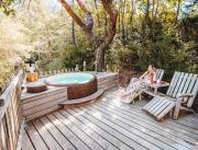 Cabanes dans les arbres avec jacuzzi privatif - 12