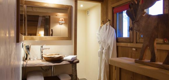 Cabane Mont-Blanc, Cabane de luxe avec jacuzzi et sauna privés