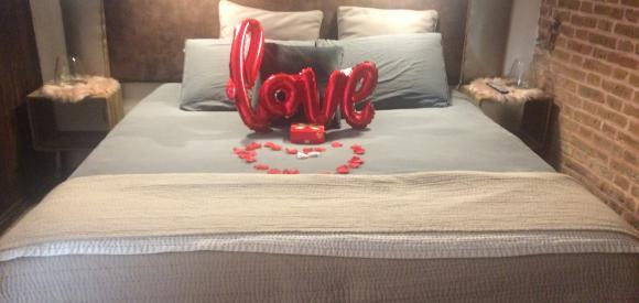 LOVE ROOM, SPA privé en terrasse couverte VUE prairie, luminothérapie, hammam Baie de Somme