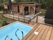 Cabane avec spa & piscine privés en Dordogne - 24