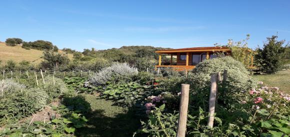 Cabane sur pilotis avec spa privatif, proche Carcassonne