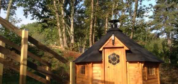 Cabane de Charme avec Bain nordique, proche Sarlat