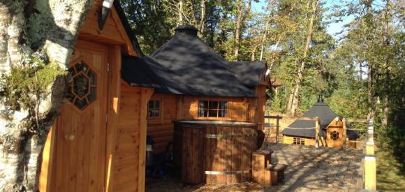 Cabane de Charme avec Bain nordique, proche Sarlat