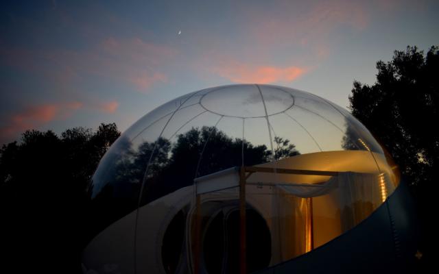 Dormir à la belle étoile, bulle magique, Corse