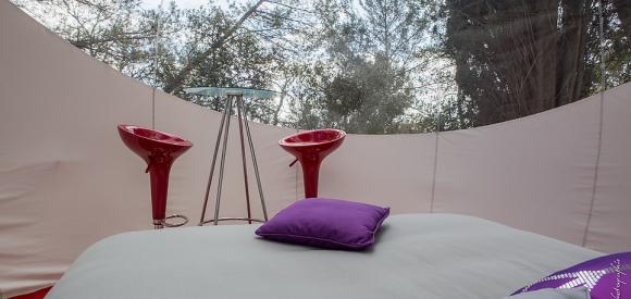 Dormir la tête dans les étoiles, dans une bulle, Var