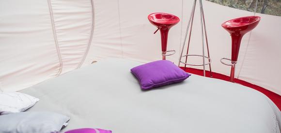 Dormir la tête dans les étoiles, dans une bulle, Var