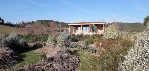 Cabane sur pilotis avec spa privatif, proche Carcassonne