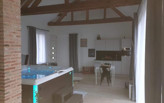 Maison pour amoureux avec spa privatif intérieur, Ladon, Loiret