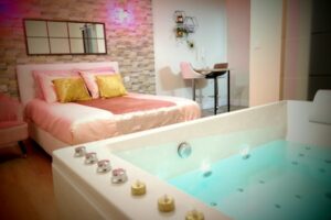 Appartement chic avec balnéo privative, proche Paris